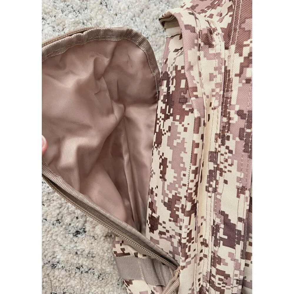 HIGHLAND TACTICAL Ballistic Backpack MOLLE Gear Bag Desert Digi Camo Military